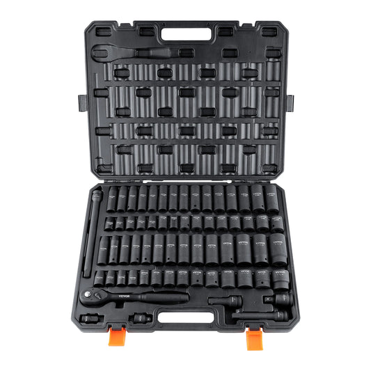 SucceBuy CrV Alloy Steel Impact Socket Set 65 Piece