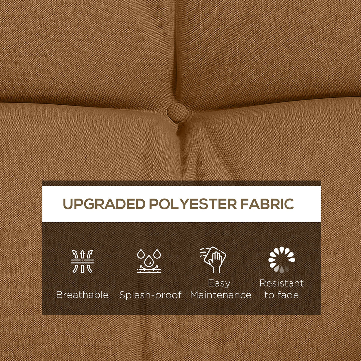Tufted Bench Cushions And Throw Pillows Replacement Pad For Outdoor Furniture