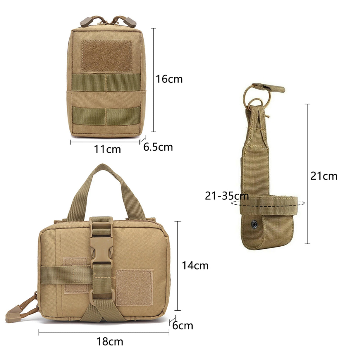 Tactical Nylon Dog Harness With Molle Pockets And Quick Release