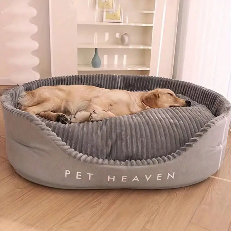 Soft Cotton Pet Bed For Dogs And Cats With Thick Padding