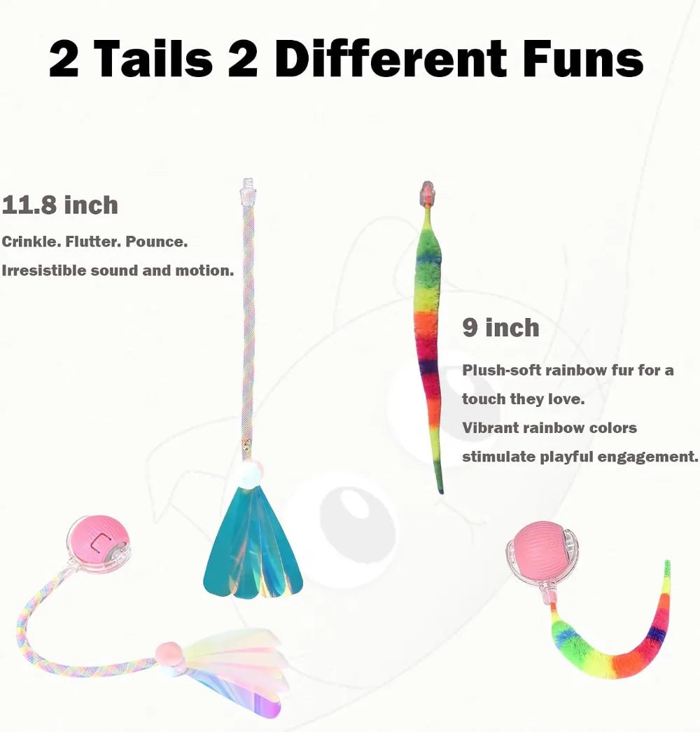Upgraded Interactive Pet Ball Toy With Automatic Motion