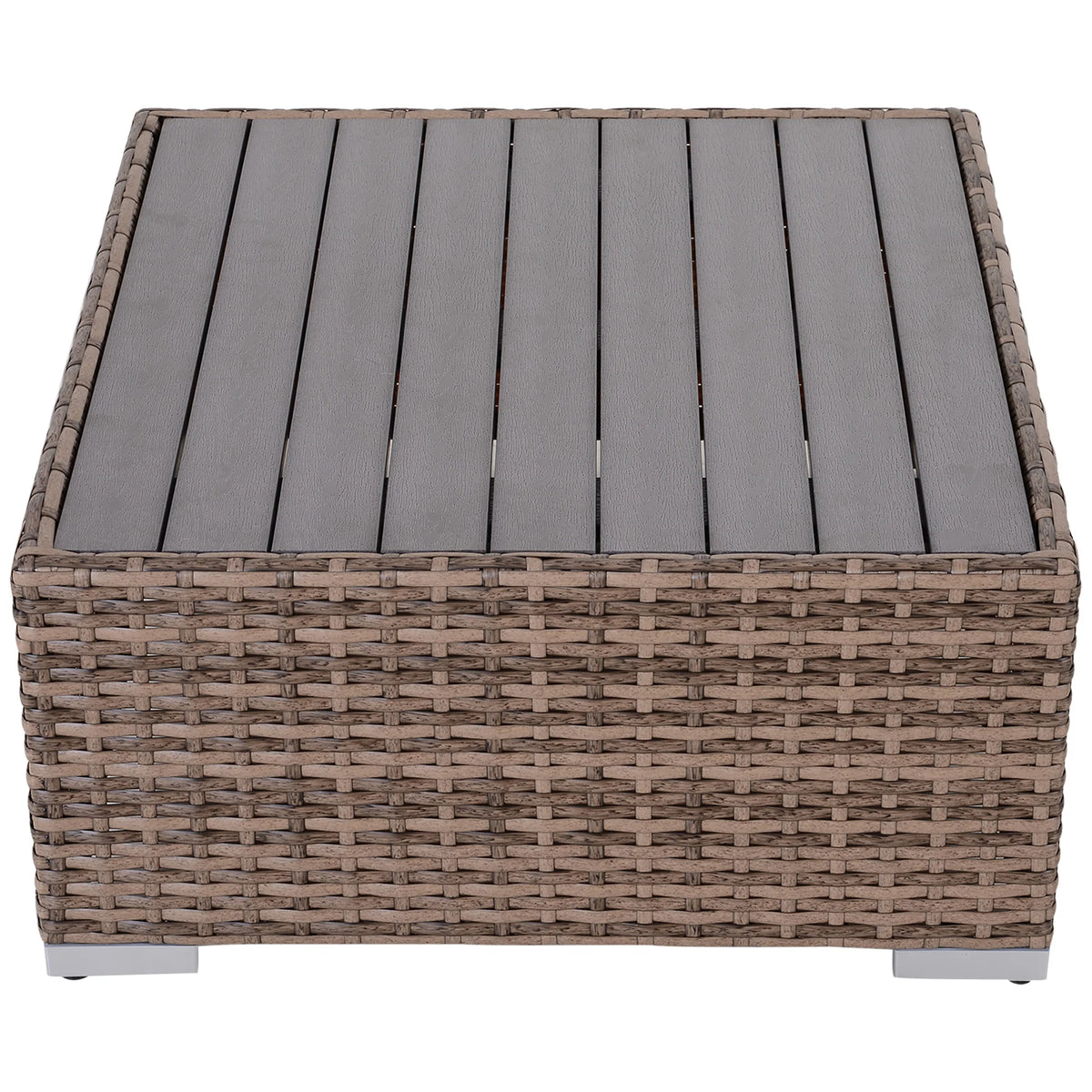 Outsunny Modular Rattan Outdoor Sectional Sofa Lounge Set