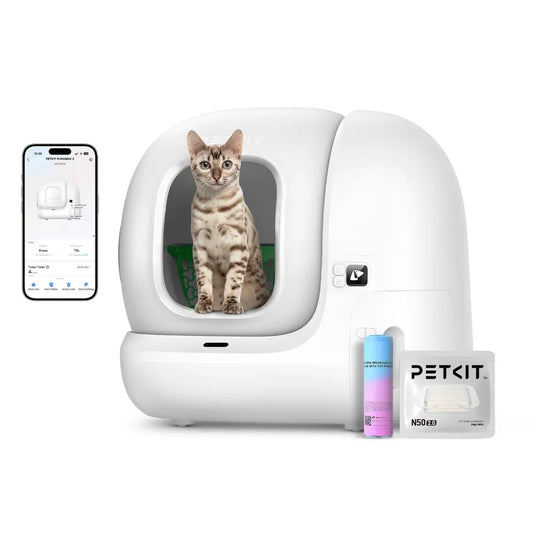 PuraMax 2 Automatic Self Cleaning Cat Litter Box App Control
