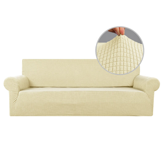 Jacquard Stretch Sofa Cover Pet Friendly Universal Slipcover