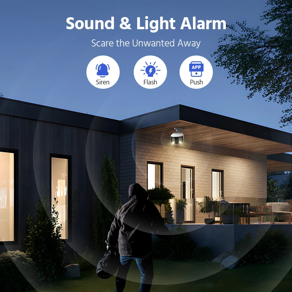ANNKE 8MP Dual Lens PoE Outdoor Camera With Human Detection