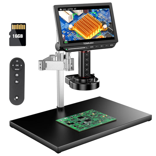 TOMLOV 4K Autofocus Microscope TM4K AF HDMI Digital Microscope